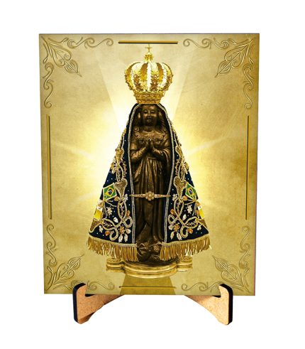 Quadro de Mesa Gravura N. Sra. Aparecida
