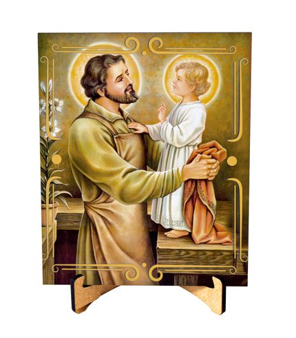 Quadro de Mesa Gravura São José
