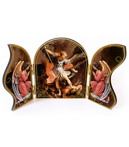 Capela Ondulada MDF 15cm São Miguel