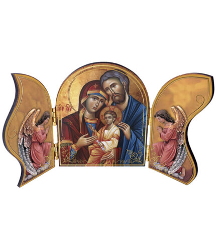 Capela Ondulada MDF 15cm Sagrada Família