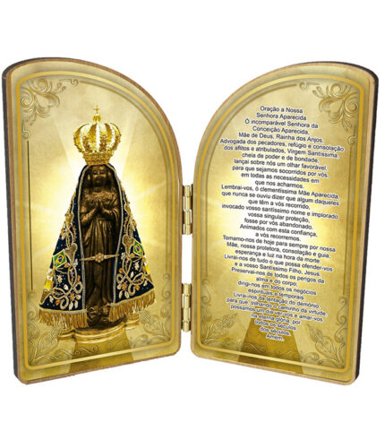Oração de Mesa 15 cm N. Sra. Aparecida