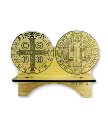 Porta Bíblia Medalha de São Bento - 25 cm