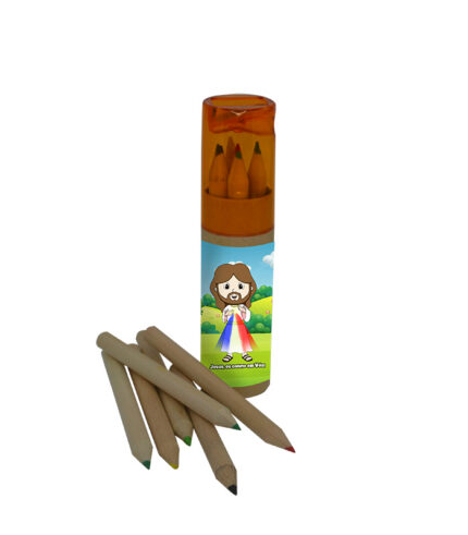 Kit Lápis 6 Cores c/ Apontador